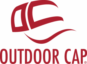 Outdoor Cap combination mark stacked red