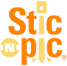 SNP logo orange yellow clear