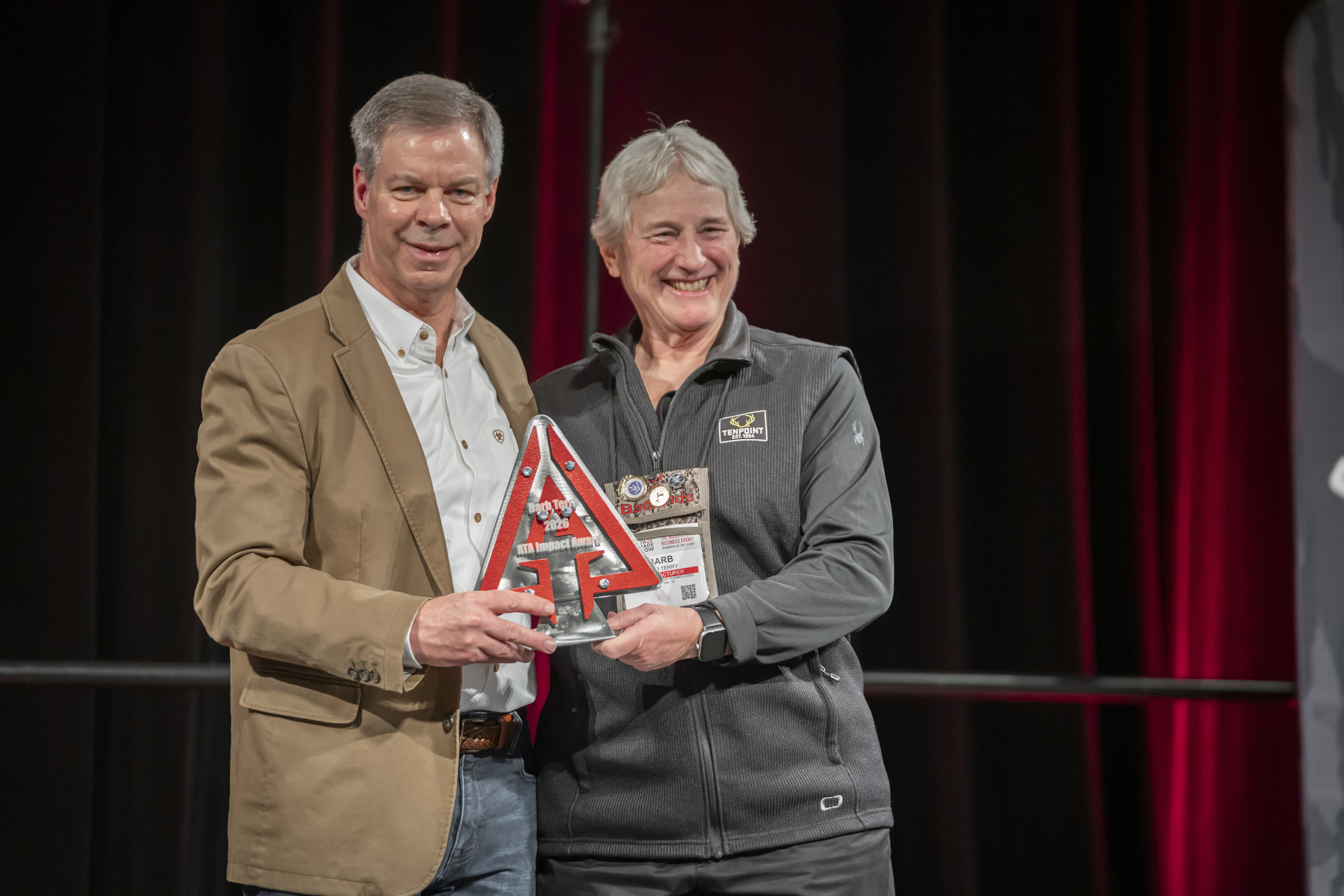Jeff Poole and Barb Terry_Impact Award